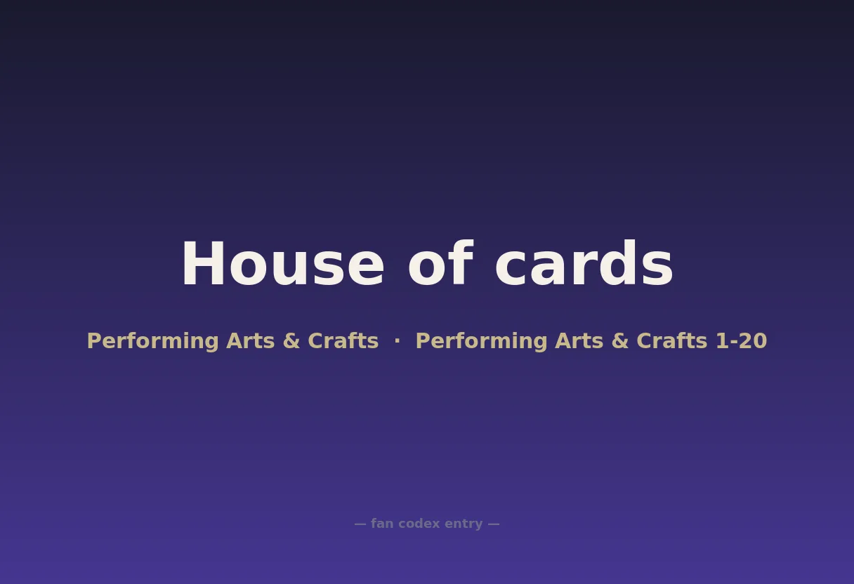 House of cards